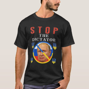 Putin, Stop Putin, Ukraina-Pridet, Flagga, Gratis T Shirt