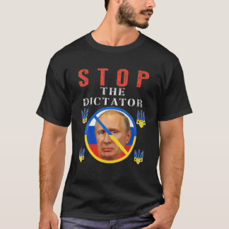 Putin, Stop Putin, Ukraina-Pridet, Flagga, Gratis T Shirt