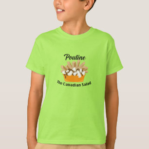 Putine, den kanadensiska saladen - Kids'Basic T-Sh T Shirt
