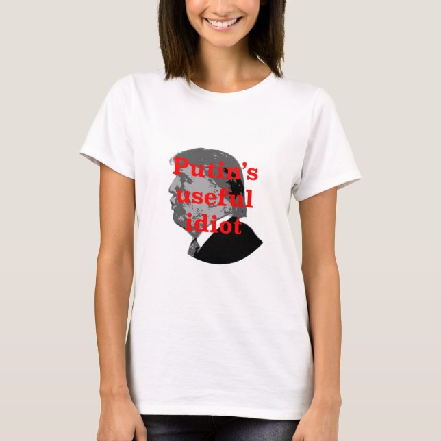 Putins användbara idiot t shirt (Framsida)