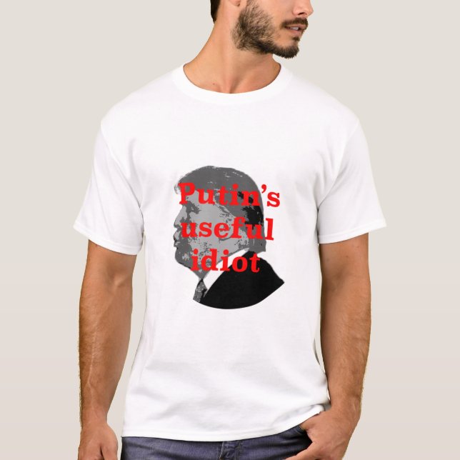 Putins användbara idiot t shirt (Framsida)