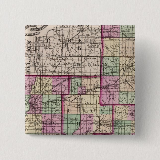 Putnam County och Vigo County Knapp (Framsida)