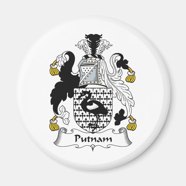 Putnam Family Crest Magnet (Framsidan)
