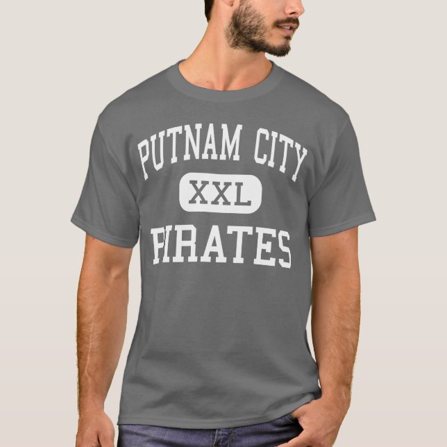 Putnam stad - pirater - kick - oklahoma city t shirt (Framsida)