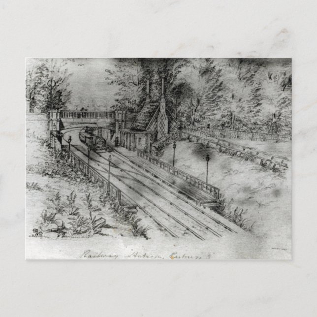 Putney Railway Station Vykort (Framsida)