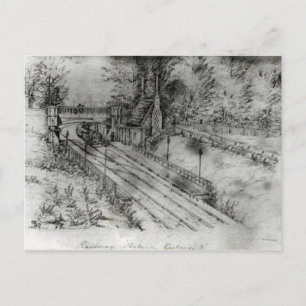 Putney Railway Station Vykort