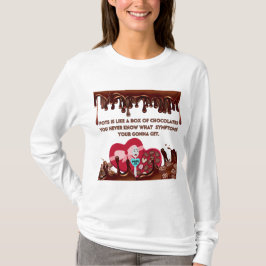 Puts är som en låda av choklad t shirt