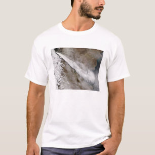 Putsa från utbrott av den Chaiten vulkan, Chile Tee Shirt