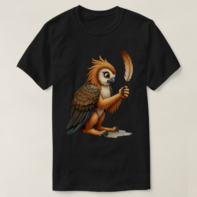 Putsande Griffon T Shirt (Design framsida)