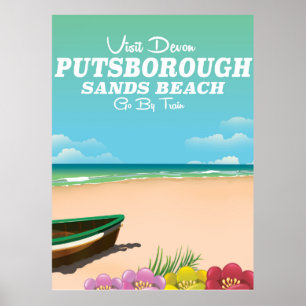 Putsborough Sands Beach Devon-reseaffisch Poster