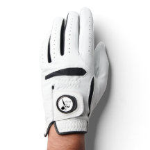 "Putt Me" White Golf-handsken