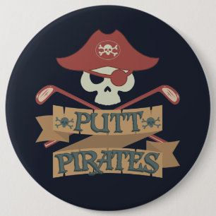 Putt Pirater Golfing Hobby Sports Knapp
