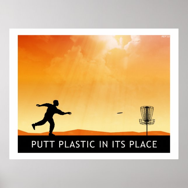 Putt-plast i Ställe Poster (Framsidan)