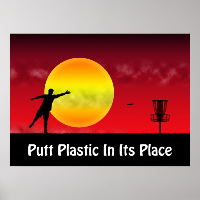 Putt-plast i Ställe Poster (Framsidan)