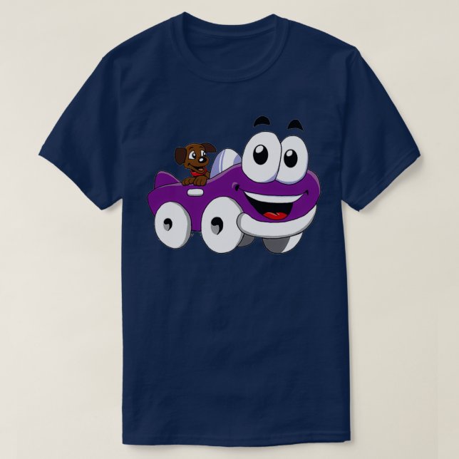 Putt Putt Car Humongous Entertainment Game T Shirt (Design framsida)