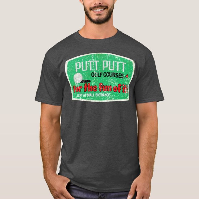 Putt Putt T-Shirt - Brockton, MORSA Retro Mini Gol (Framsida)