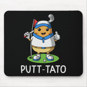 Putt-tato Golfande Potatisar Potatis Rolig Golf Sp Musmatta