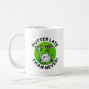 Putter senare än aldrig funny Golf Pun Kaffemugg