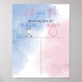 Putters eller Pearls Gender Reveal Cast din röst Poster
