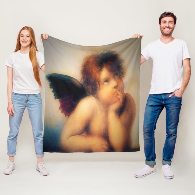 Putti Angel Fleecefilt (På plats)