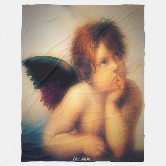 Putti Angel Fleecefilt (Framsidan)