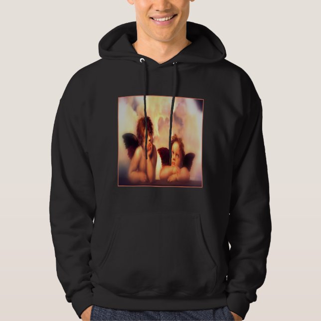 Putti Pair of Änglar Hoodie (Framsida)