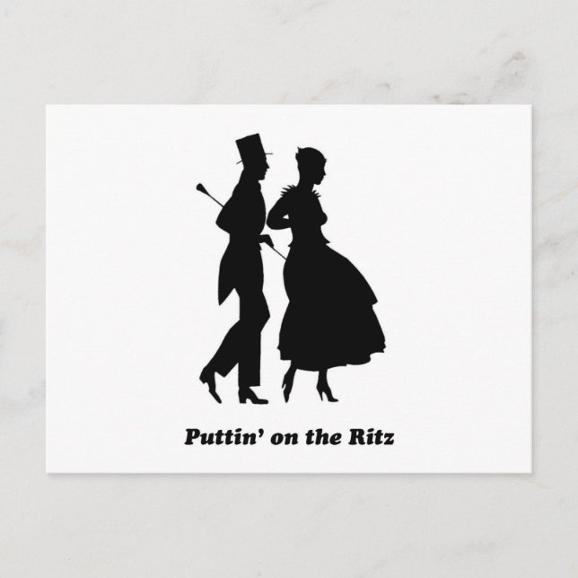 Puttin' på Ritz Vykort (Framsida)