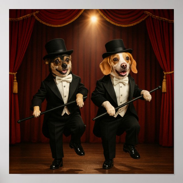 "Putting On The Ritz" Poster (Framsidan)