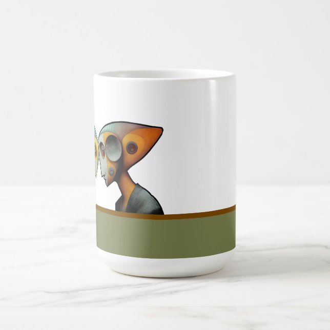 Putting their heads together kaffemugg (Center)