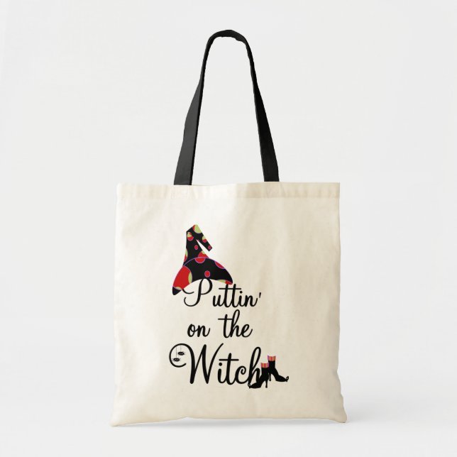 Puttin't Witch Tshirts and Gifts Tygkasse (Framsidan)