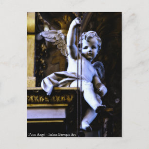 Putto Angel-vykort Vykort