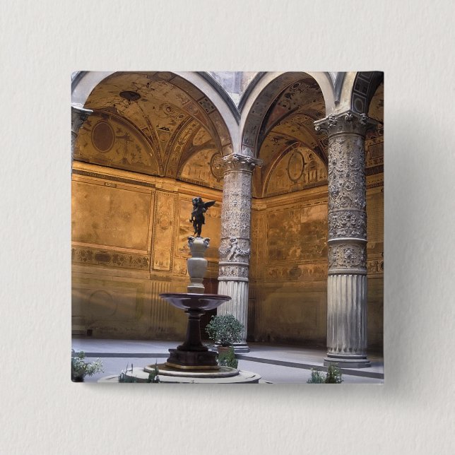 Putto-kopia med Dolphin av Andrea del Knapp (Framsida)