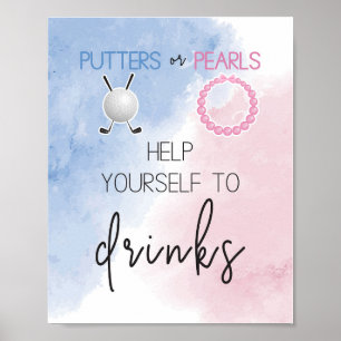 Puttrar eller pärlor hjälper dig att dricka. poster