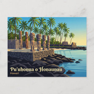 Pu'uhonua o Honaunau National Historical Park USA Vykort