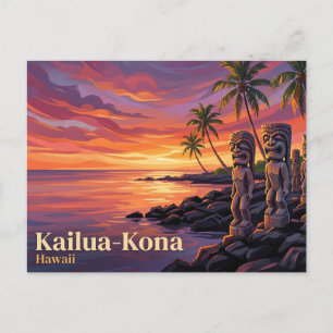 Pu'uhonua o Honaunau nationalhistoriska park USA Vykort