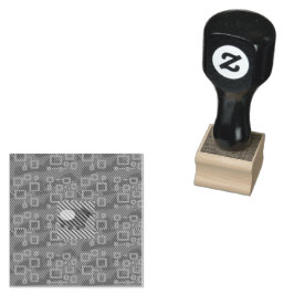 Puuppy Spaceship Frimärke Stämpel