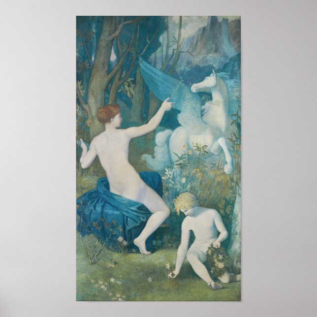 Puvis de Chavannes Fantasy CC0180 Poster (Framsidan)
