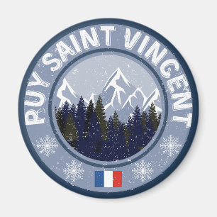 Puy Saint Vincent Station de ski Magnet