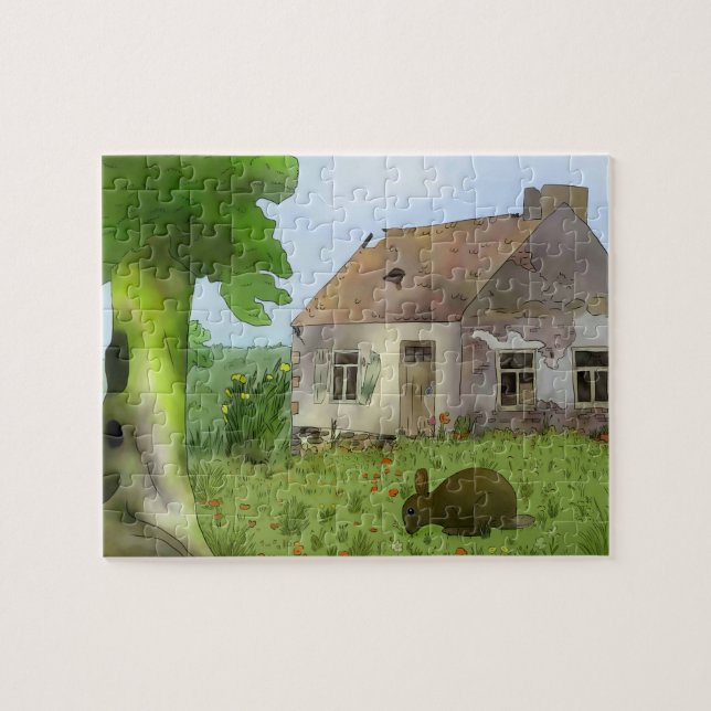 Puzzel das Alte Haus Pussel (Horisontell)