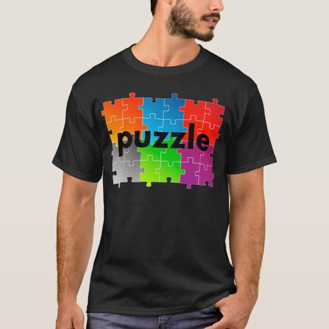 puzzle パズル tee (Framsida)