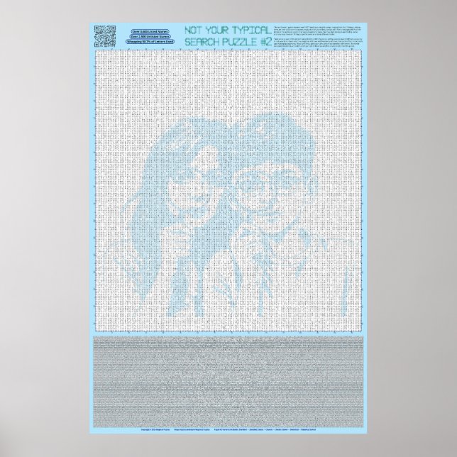 PUZZLE #2: Namn - Standard Poster (Framsidan)