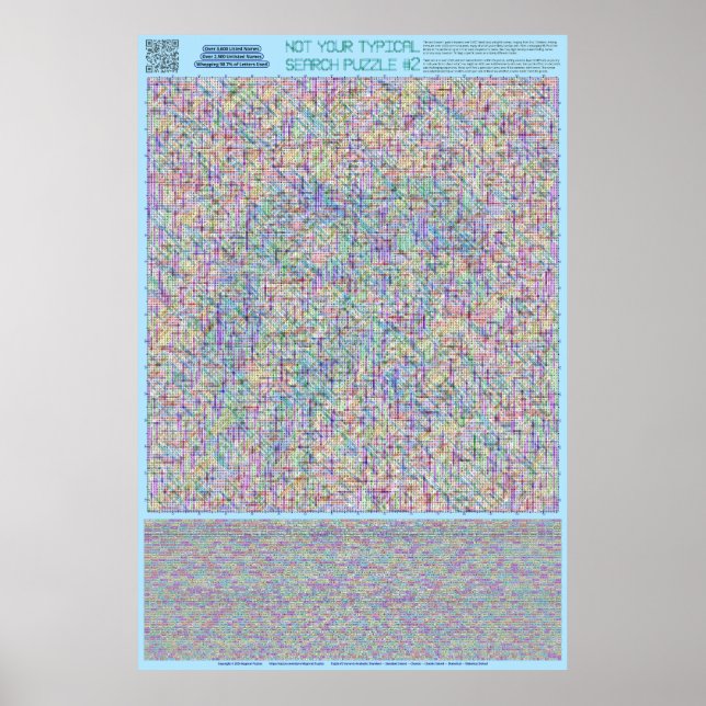 PUZZLE #2: Namn - Standardlösning Poster (Framsidan)