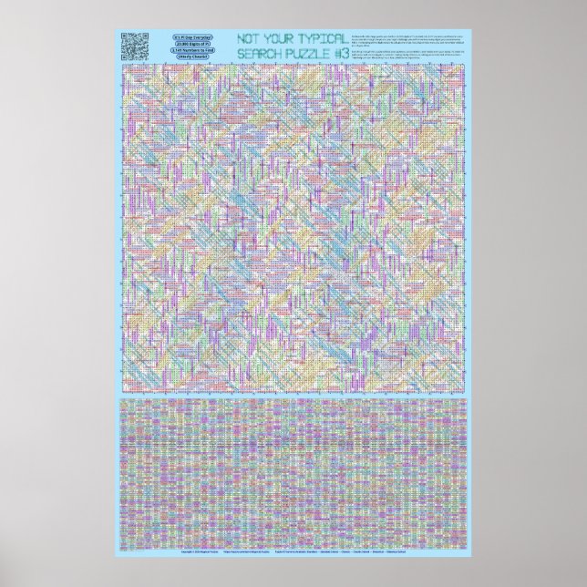PUZZLE #3: Pi Day - Chaotic Solved Poster (Framsidan)