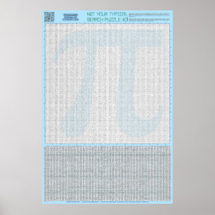 PUZZLE #3: Pi Day - Standard Poster