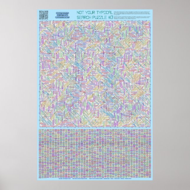 PUZZLE #3: Pi Day - Standard Solved Poster (Framsidan)
