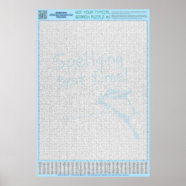 PUZZLE #4: Felstavad - Chaootisk Poster