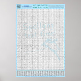 PUZZLE #4: Felstavad - Standard Poster