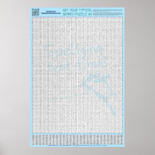 PUZZLE #4: Felstavad - Standard Poster