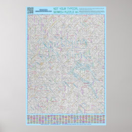 PUZZLE #4: Felstavad - Standardlösning Poster