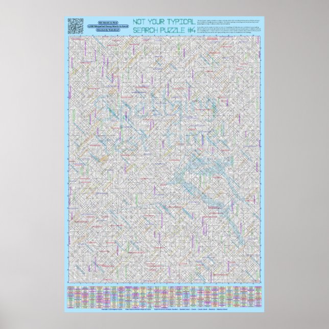 PUZZLE #4: Felstavat - Diabolicalt lösningsmedel Poster (Framsidan)